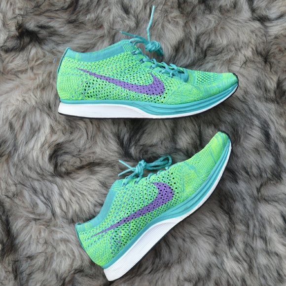 nike flyknit racer turquoise